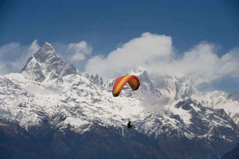 Paragliding in Pokhara: A Thrilling Adventure Above the Himalayas and Phewa Lake