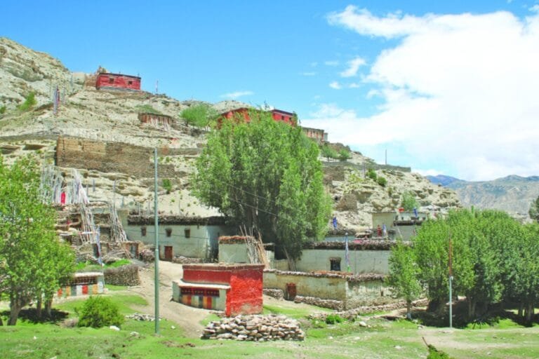 Ghilig Village in Upper mustang