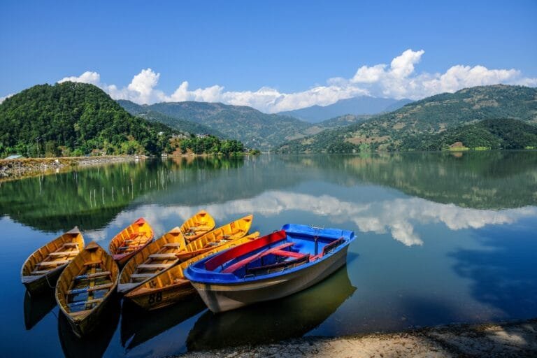 Pokhara phewa lake