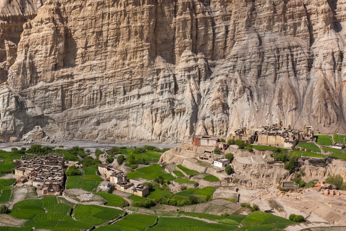 village in upper mustang