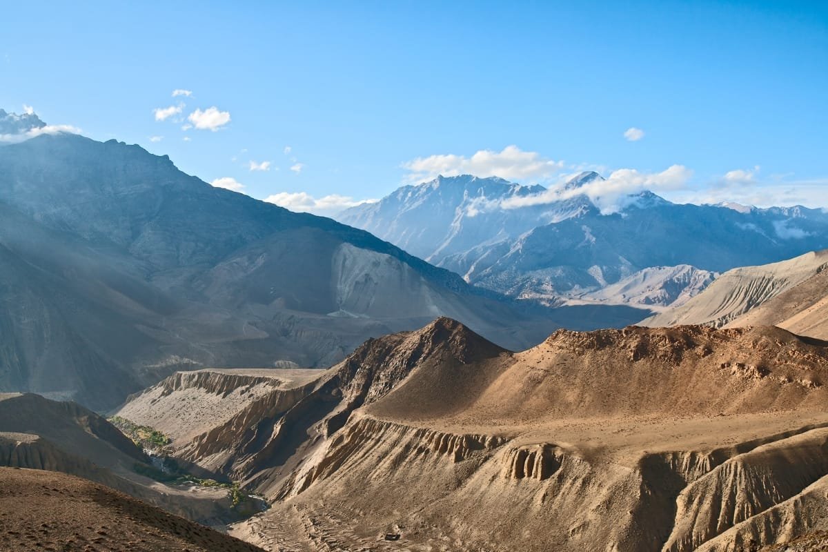 landscape of Upper Mustang