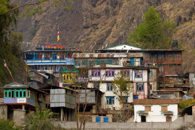 Chamje, Annapurna Circuit Trek