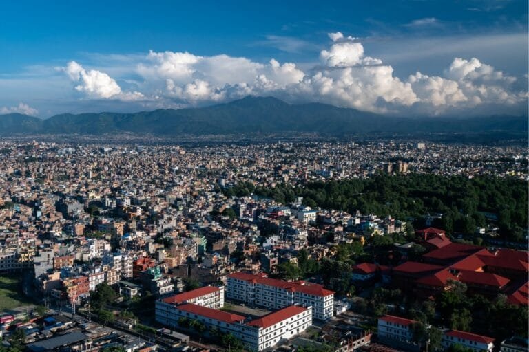 kathmandu from Swayambhunath Stupa Nepal