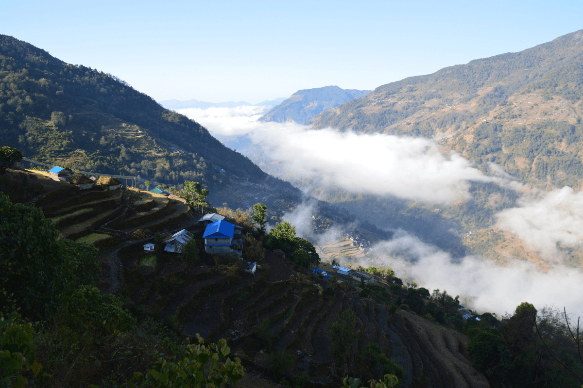 Village in Ghorepani Poon Hill, one of the stops during Annapurna Base camp trek