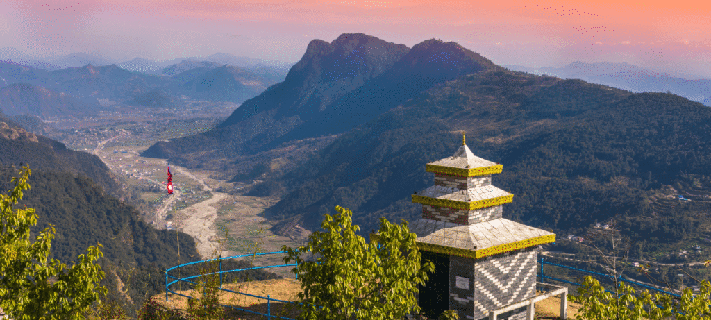 Sunset View from Dhampus, Nepal