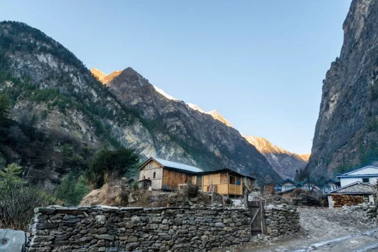 Cheme village in Manang