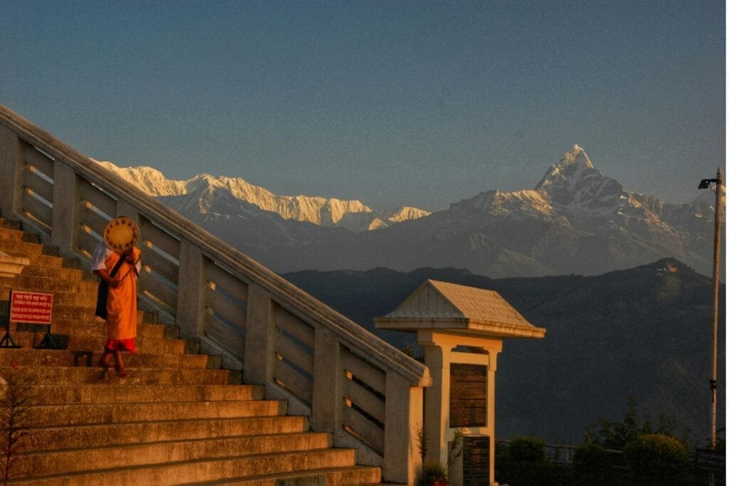 Annapurna Range from Pokhara, Gandaki Province, Nepal
