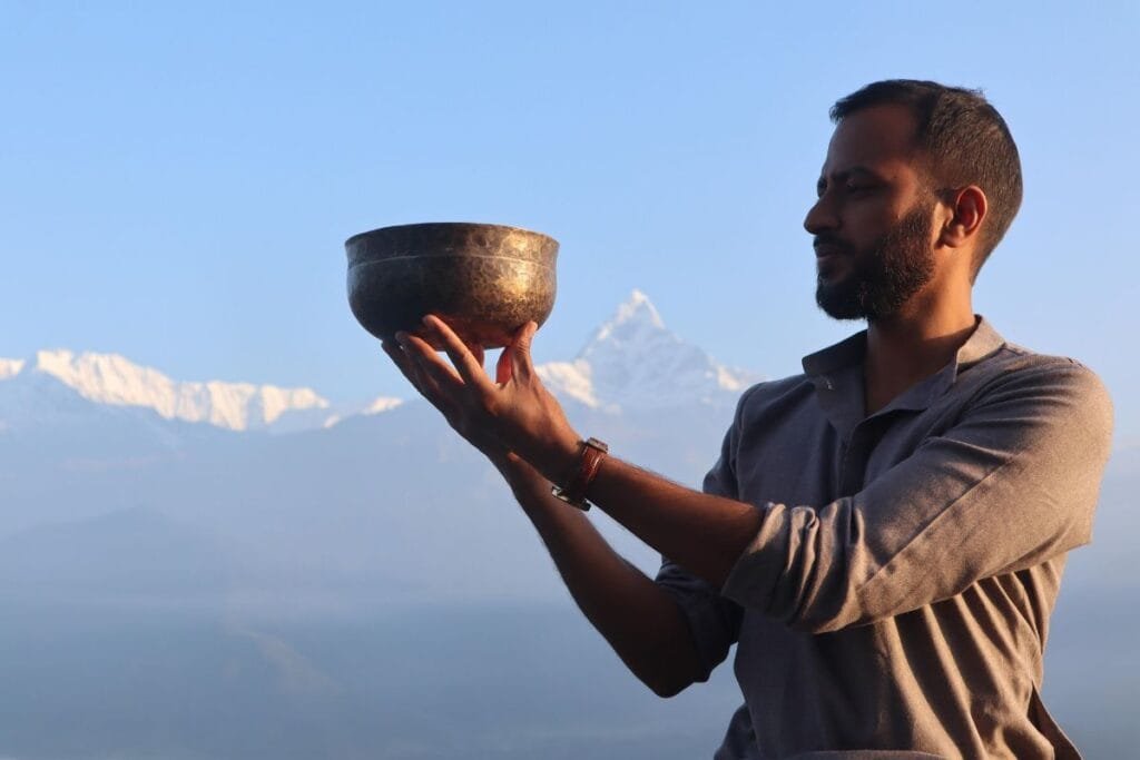 Tibetan singing bowl