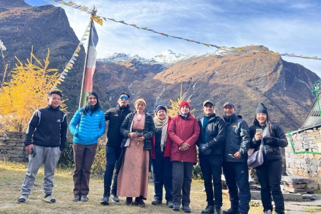 Group of trekkers in Langtang Valley Trek in 2025