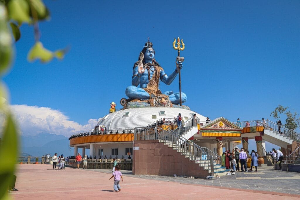 Lord Shiva Statue of Phumdikot, Pokhara Nepal