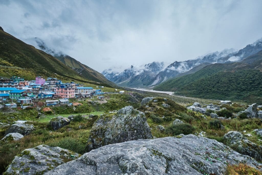 Kyanjin Kharka Village of Langtang Valley, Nepal