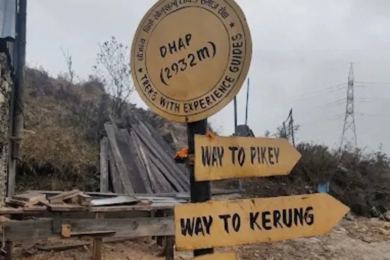 Dhap, scenic Pikey Peak trek in the lower Everest region of Nepal.